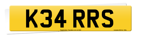 Registration number K34 RRS